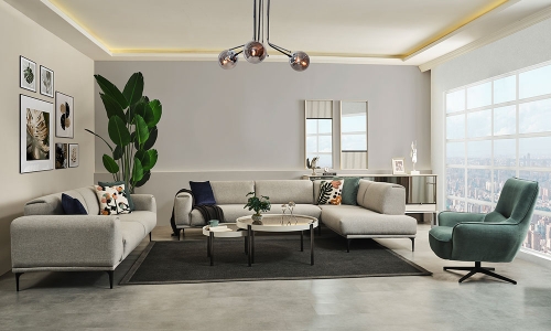 Poufy Corner Köşe Takımı