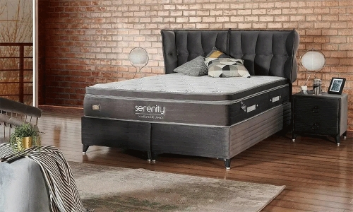 Serenity Yatak Baza Başlık Set