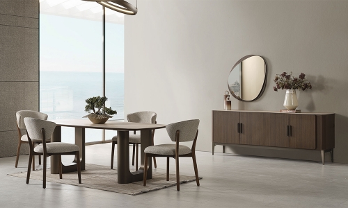 Aura Yemek Odası Takımı - Kahve