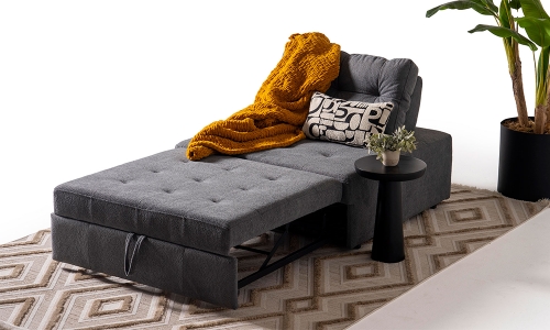 Kâfi Modüler Koltuk - Mavi Antrasit