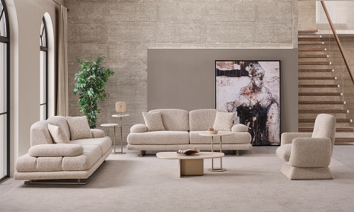 Oslo Koltuk Takımı - Bej