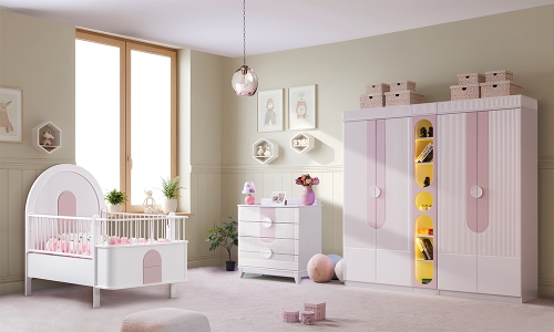 Vira Montessori Genç Odası Takımı - Pembe