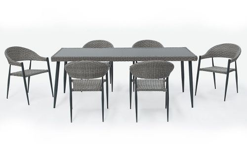 Rattan Wide Bahçe Masa Takımı