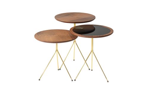 Sıla 530 Zigon Sehpa - Gold