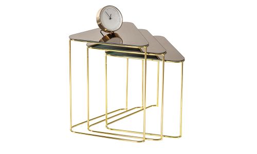 Sıla 552 Zigon Sehpa - Gold