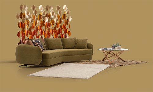 Toscana Dörtlü Koltuk-Brown